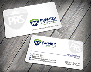 Business Card Design by SKYdesign for Premier Risk Solutions LLC | Design: #3261091