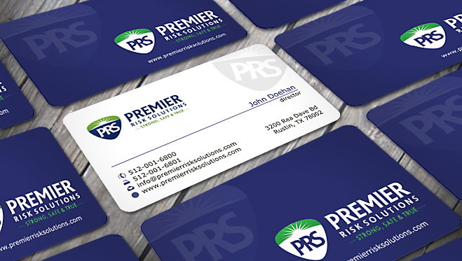 Business Card Design by SKYdesign for Premier Risk Solutions LLC | Design #3261093