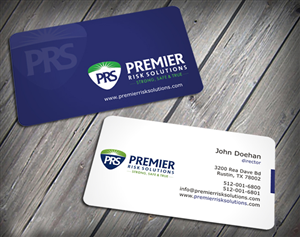 Business Card Design by SKYdesign for Premier Risk Solutions LLC | Design: #3261106