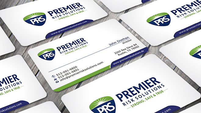 Business Card Design by SKYdesign for Premier Risk Solutions LLC | Design #3261134