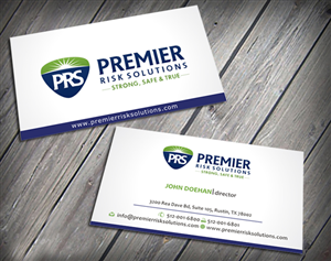 Business Card Design by SKYdesign for Premier Risk Solutions LLC | Design: #3261143
