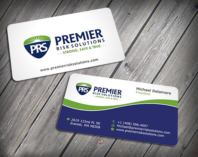 Business Card Design by SKYdesign for Premier Risk Solutions LLC | Design: #3278092