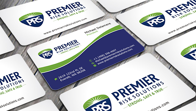 Business Card Design by SKYdesign for Premier Risk Solutions LLC | Design #3278097