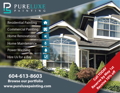 Postcard Design by TedAtkinson for Pure Luxe Painting | Design #3254168