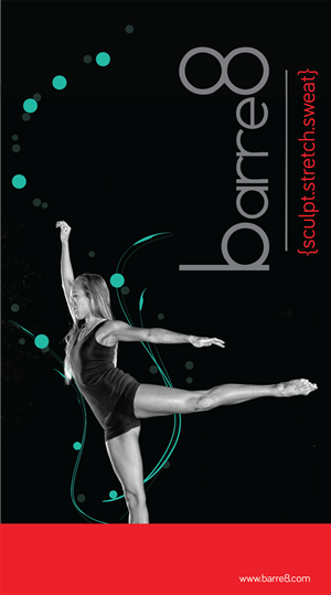 Poster Design by Kburks for Barre8 Fitness | Design: #3331100