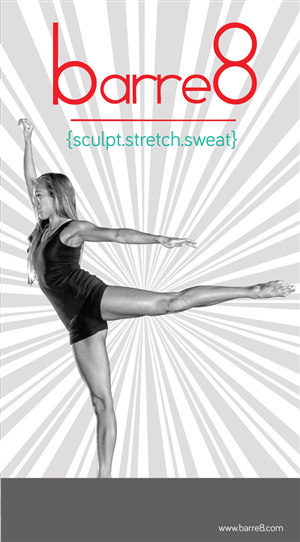 Poster Design by Kburks for Barre8 Fitness | Design: #3331102