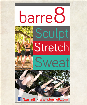 A fresh 'Barre Workout' Design Needed  | Diseño de Póster por Satyajit Sil Creations