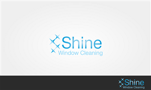 Diseño de Logo por GeorgeLogoDesign para Shine Window Cleaning | Diseño: #3255642