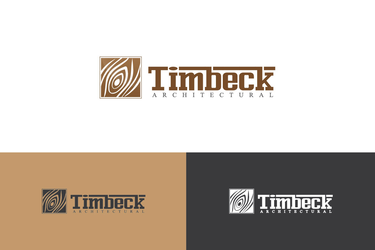 traditional masculine advertising logo design for timbeck