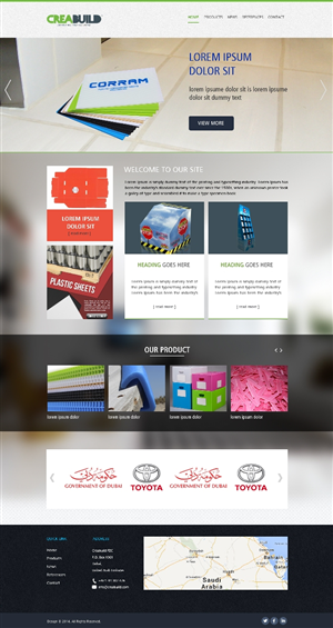 Web-Design von GlobalTech für Creabuild | Design #3283941