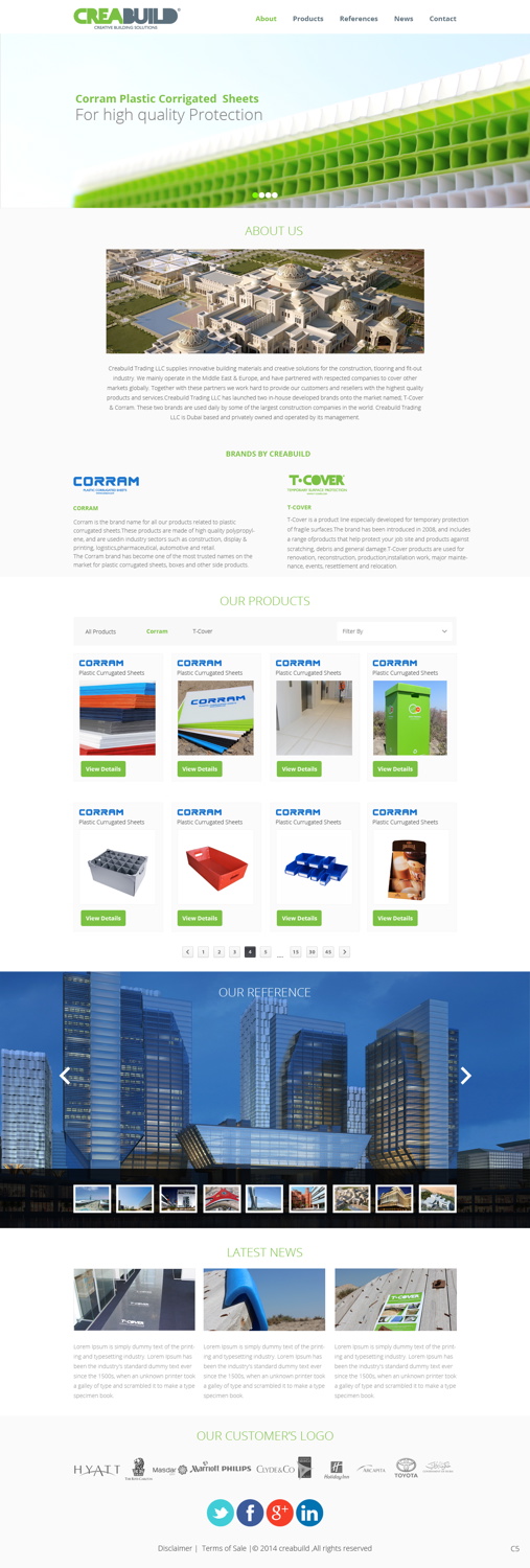 Web Design by pb for Creabuild | Design #3264172