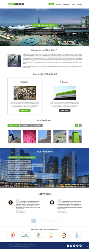 Web Design by pb for Creabuild | Design: #3264178