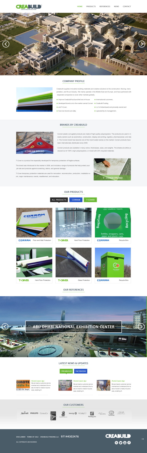 Web Design by pb for Creabuild | Design #3264181