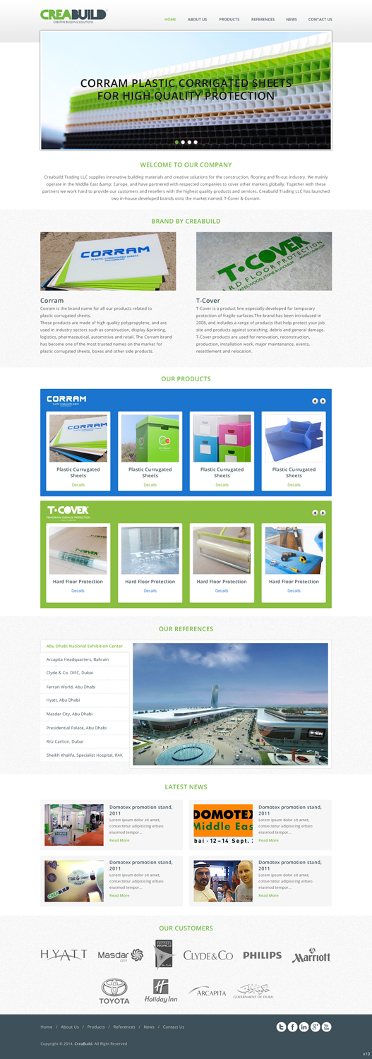 Web Design by pb for Creabuild | Design #3265403