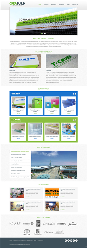 Web Design by pb for Creabuild | Design: #3265403