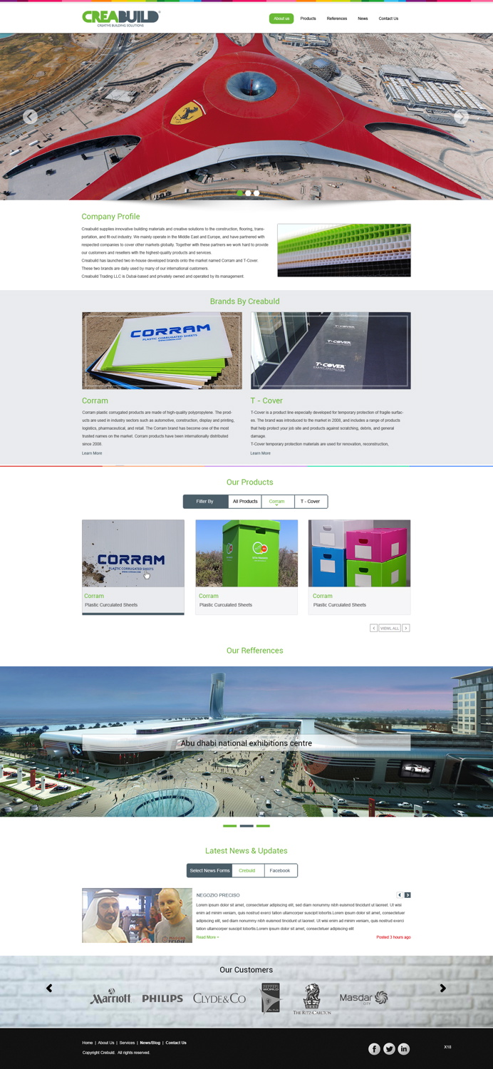 Web Design par pb pour Creabuild | Design #3265415