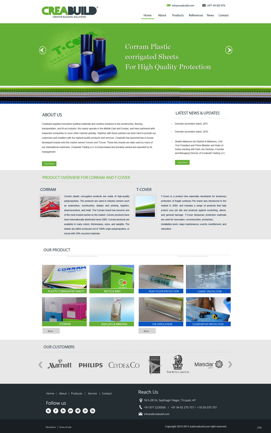 Web Design by pb for Creabuild | Design #3265417