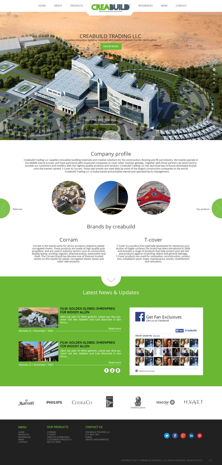 Web Design par pb pour Creabuild | Design #3265420