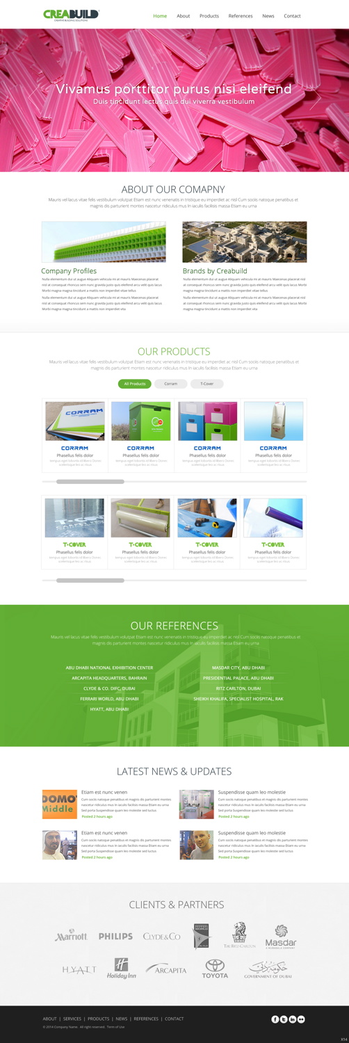 Web-Design von pb für Creabuild | Design #3265425