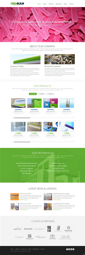 Web Design by pb for Creabuild | Design: #3265425