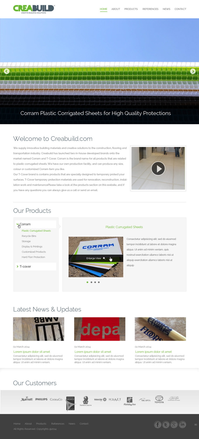 Web Design par pb pour Creabuild | Design #3278707