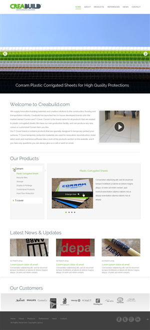 Web Design by pb for Creabuild | Design: #3278707