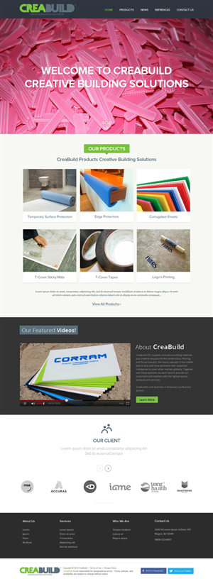 Web-Design von OM für Creabuild | Design: #3267097