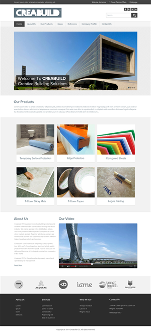 Web-Design von OM für Creabuild | Design: #3267102
