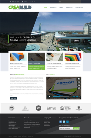 Web-Design von OM für Creabuild | Design: #3267110