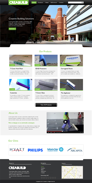 Web-Design von OM für Creabuild | Design: #3267116