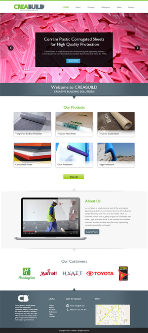 Web-Design von OM für Creabuild | Design: #3267119