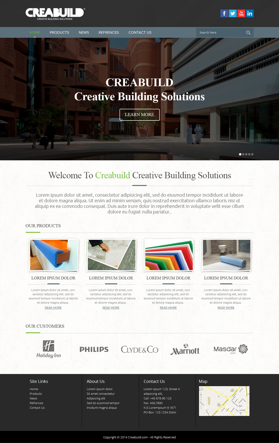 Web Design by OM for Creabuild | Design #3267915