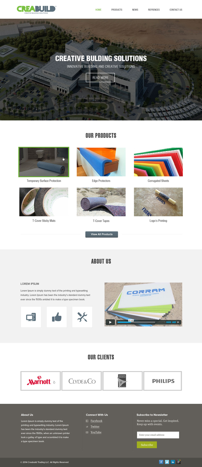 Web-Design von OM für Creabuild | Design #3267926