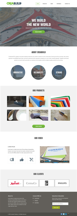Web-Design von OM für Creabuild | Design: #3267927