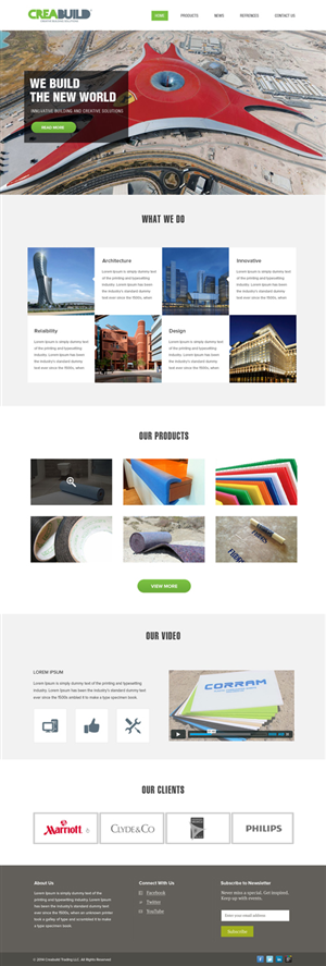 Web-Design von OM für Creabuild | Design: #3268024