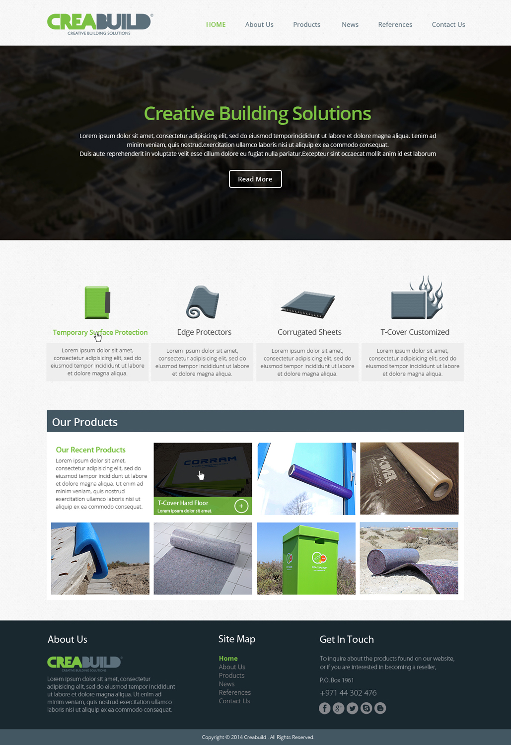 Web-Design von OM für Creabuild | Design #3314958