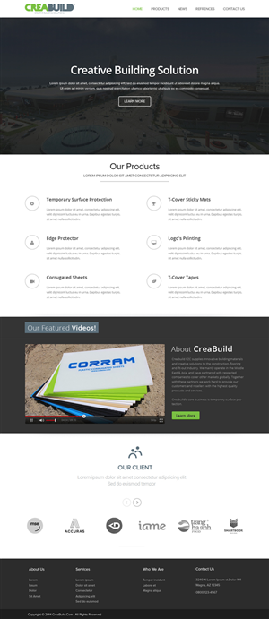 Web-Design von OM für Creabuild | Design: #3361324