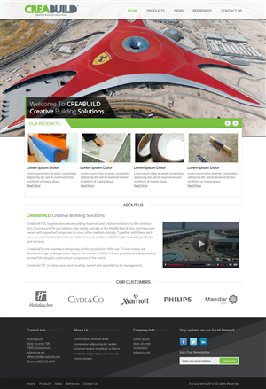 Web-Design von OM für Creabuild | Design #3361348