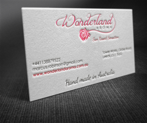 Wonderland Premium Business Card Design Project