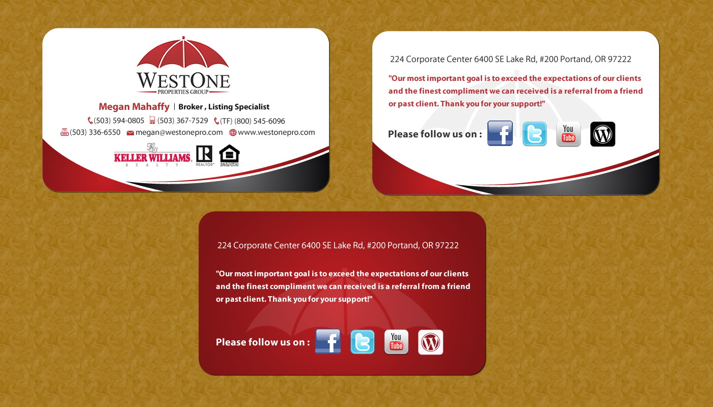 Business Card Design by Sbss for this project | Design #797428