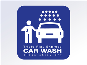 Logo Design by Peter Huisman for Triple Play Express Car Wash | Design: #73956