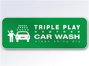 Logo Design by Peter Huisman for Triple Play Express Car Wash | Design: #73966