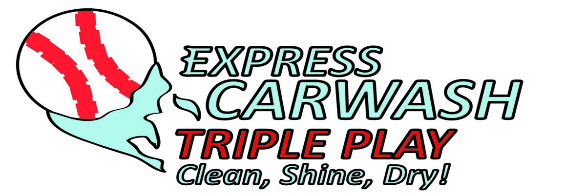Logo Design by Roseanne Hadfield-Waite for Triple Play Express Car Wash | Design #74614