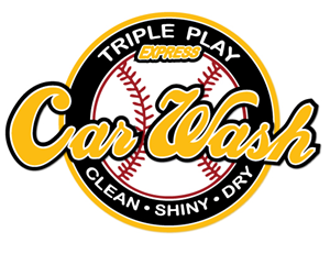 Logo Design by Erica Burnham for Triple Play Express Car Wash | Design: #77919