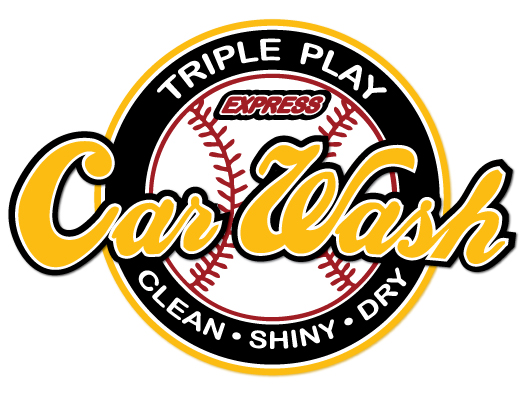 Logo Design by Erica Burnham for Triple Play Express Car Wash | Design #78342