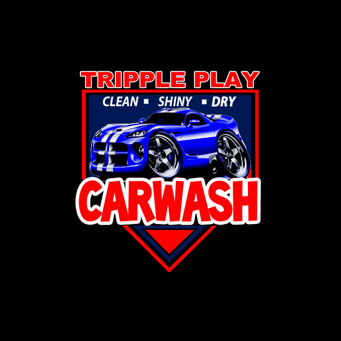 Logo-Design von g3 Graffix & Printing für Triple Play Express Car Wash | Design #75378