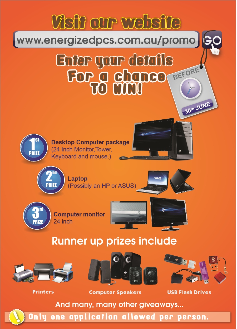 Flyer Design by MindCraft Design for ENERGIZED PC SOLUTIONS | Design #797571