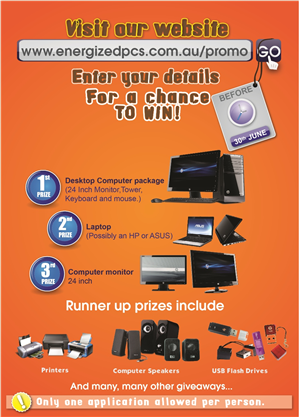 Flyer Design by MindCraft Design for ENERGIZED PC SOLUTIONS | Design: #797571