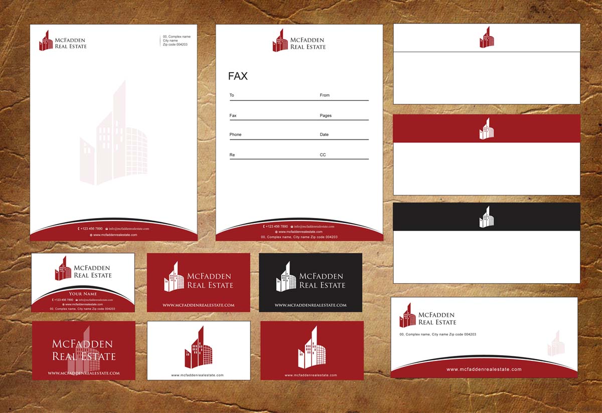 Diseño de Membrete por Sandy1155 para McFadden Real Estate | Diseño #3256849