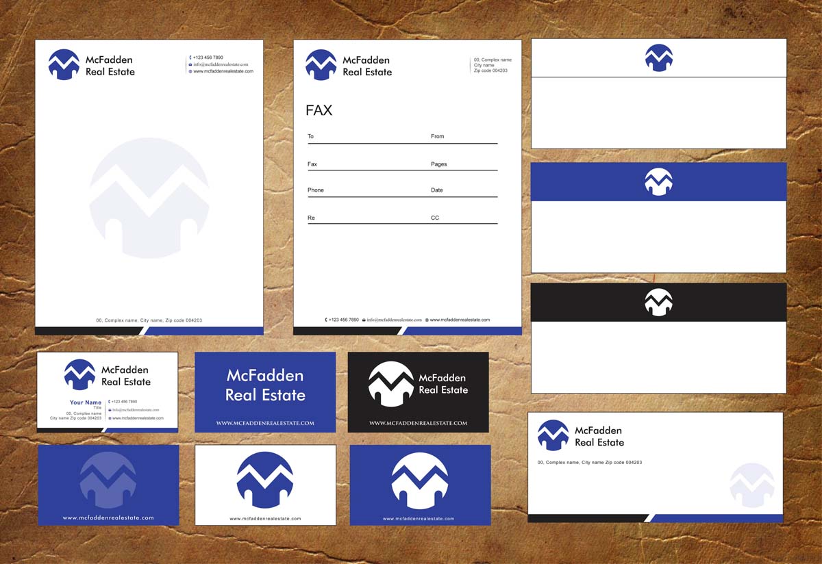 Diseño de Membrete por Sandy1155 para McFadden Real Estate | Diseño #3256990